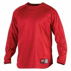 Rawlings UDFP2 Dugout Pullover -Clothing &Apparel Shop 32030112 Rawlings UDFP2 red