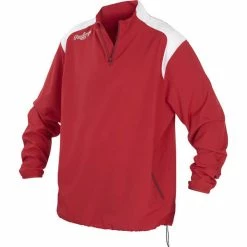 Rawlings FORCEJ Adult Jacket -Clothing &Apparel Shop 32030119 Rawlings FORCEJ Scarlet
