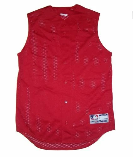 Majestic Adult Sleeveless Mesh Jersey (6548) 3 Majestic Adult Sleeveless Mesh Jersey (6548)