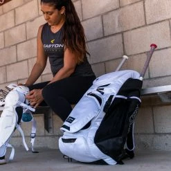 Easton Jen Schro Catchers Bat Pack White -Clothing &Apparel Shop 34020064 Easton Jen Schro Catchers Wheeled bag 5
