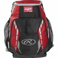 Rawlings R400 Youth Players Backpack -Clothing &Apparel Shop 34030109 Rawlings R400YouthPlayersBackpack Red