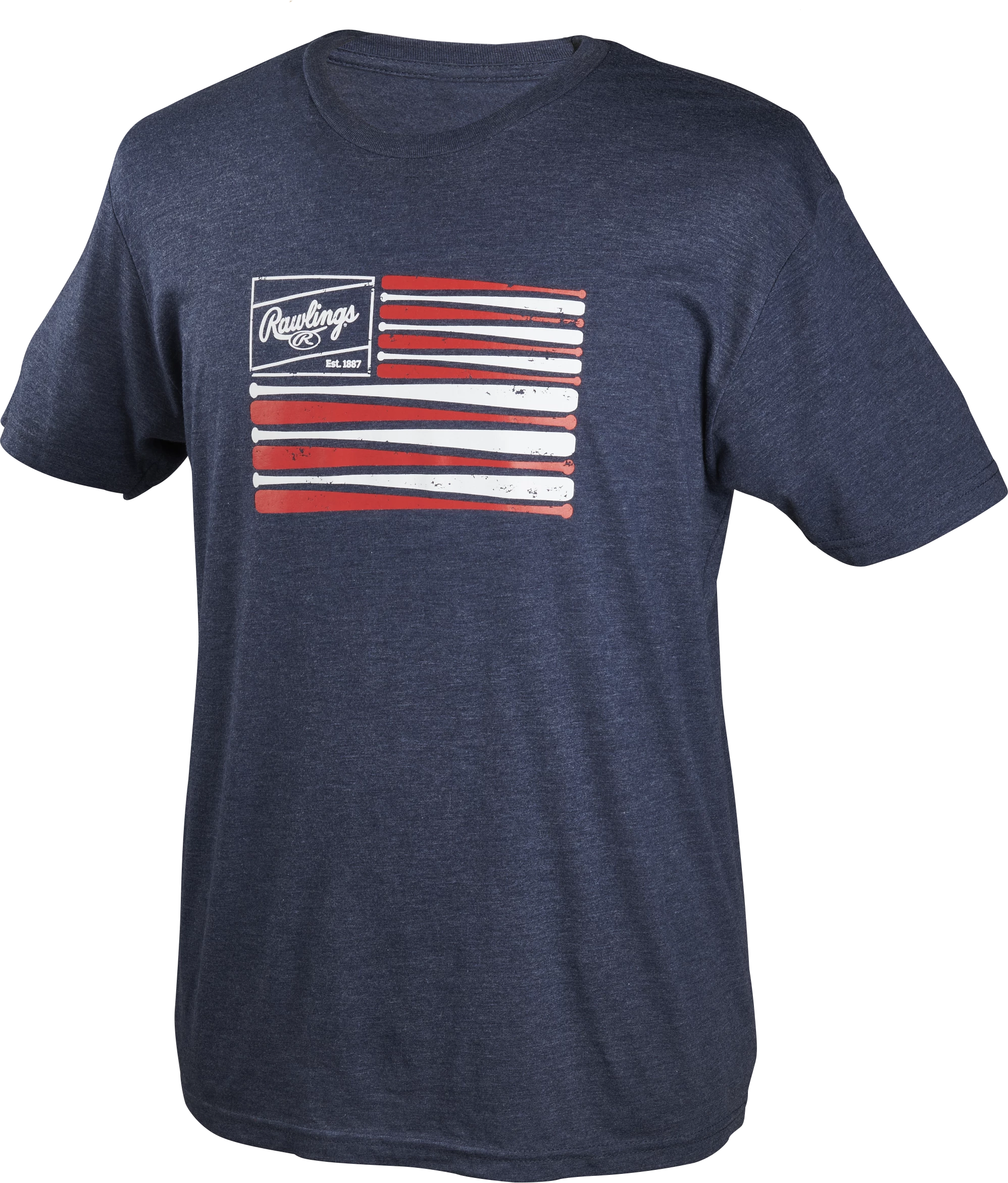 Rawlings FLM3 Bat Flag T-Shirt 3 Rawlings FLM3 Bat Flag T-Shirt